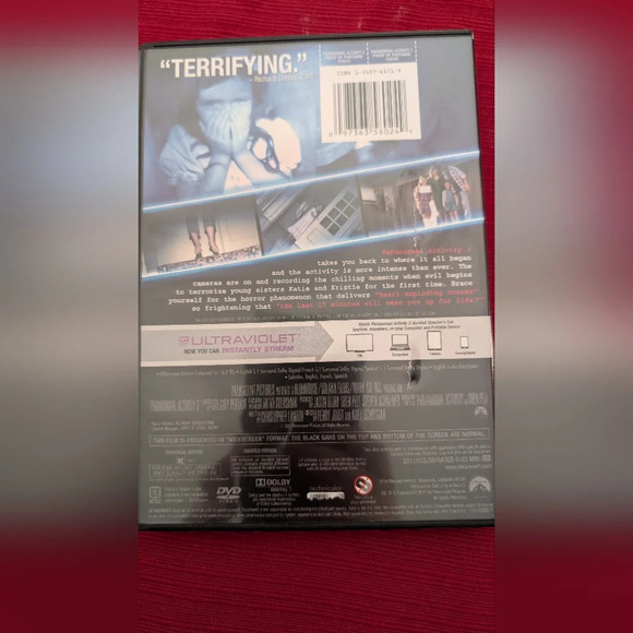 Paranormal Activity 3 DVD (EUC) - Picture 2 of 3
